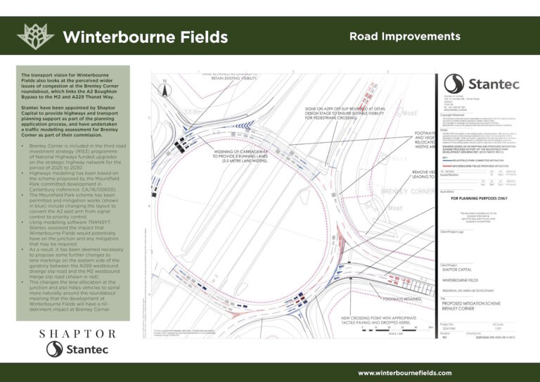 Winterbourne Fields - Road Improvements