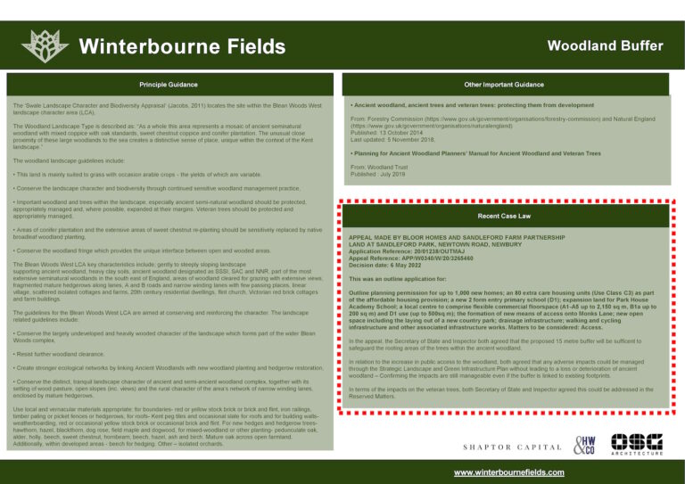 Winterbourne Fields - Woodland Buffer